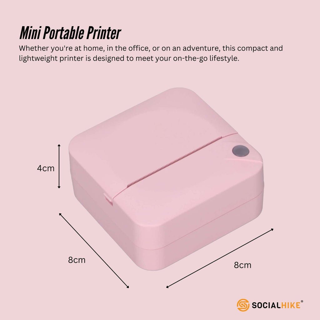 Mini Wireless Pocket Thermal Printer
