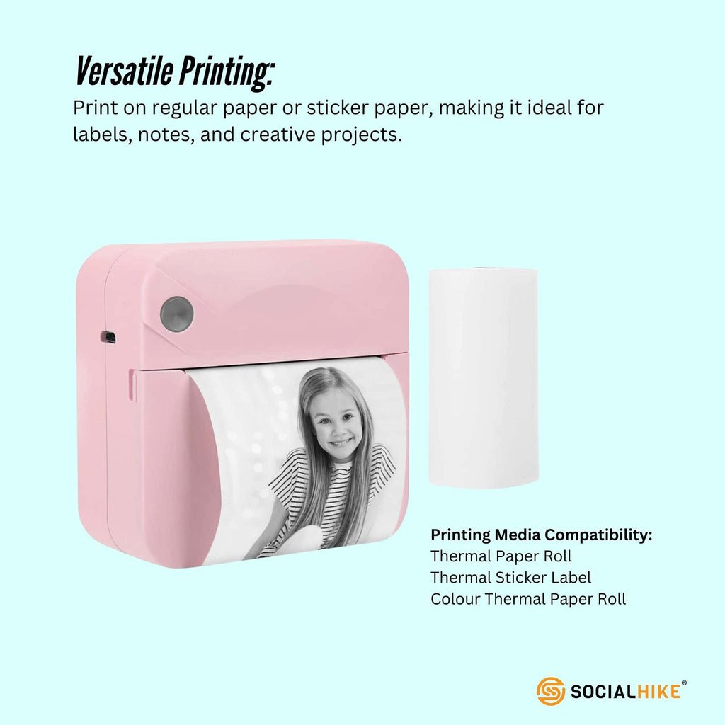 Mini Wireless Pocket Thermal Printer